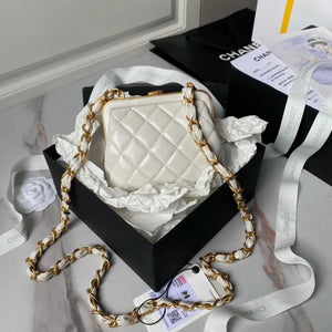 CHANEL CLUTCH WITH CHAIN